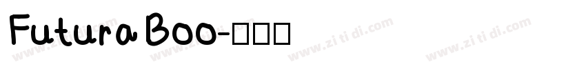 Futura Boo字体转换